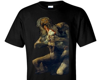 Francisco de Goya T-Shirt Saturn Devouring His Son Fine Art Shirt