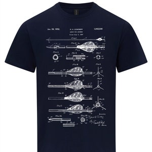 Cool Archery Tees - Bow Design Blueprint T-Shirt Cool Archery Tees - Bow Design Blueprint T-Shirt
