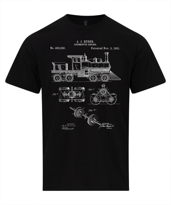 Steam Engine Train T-Shirt. Steam Train Locomotive Tee Steam Engine Train T-Shirt. Steam Train Locomotive Tee
