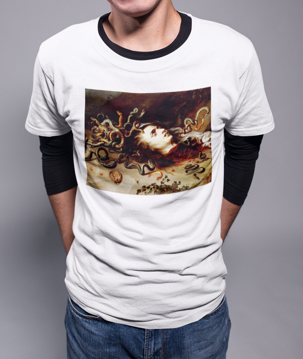 Image of Rubens Medusa Fine Art T-Shirt