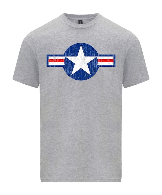 Vintage Usaaf Insignia T-Shirt. Retro Distressed Design. Vintage Usaaf Insignia T-Shirt. Retro Distressed Design.