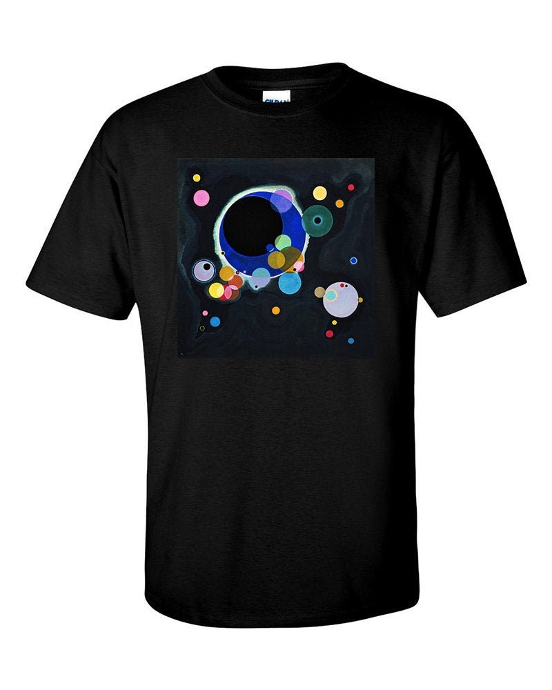 Image of Several Circles By Wassily Kandinsky Fine Art T-Shirt