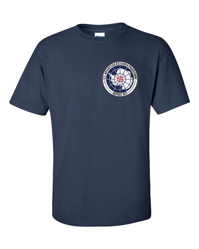 Image of Not Just Nerds Outpost 31 Antarctica Research T-Shirt