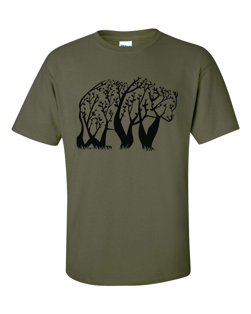 Image of Not Just Nerds Tree Bear T-Shirt
