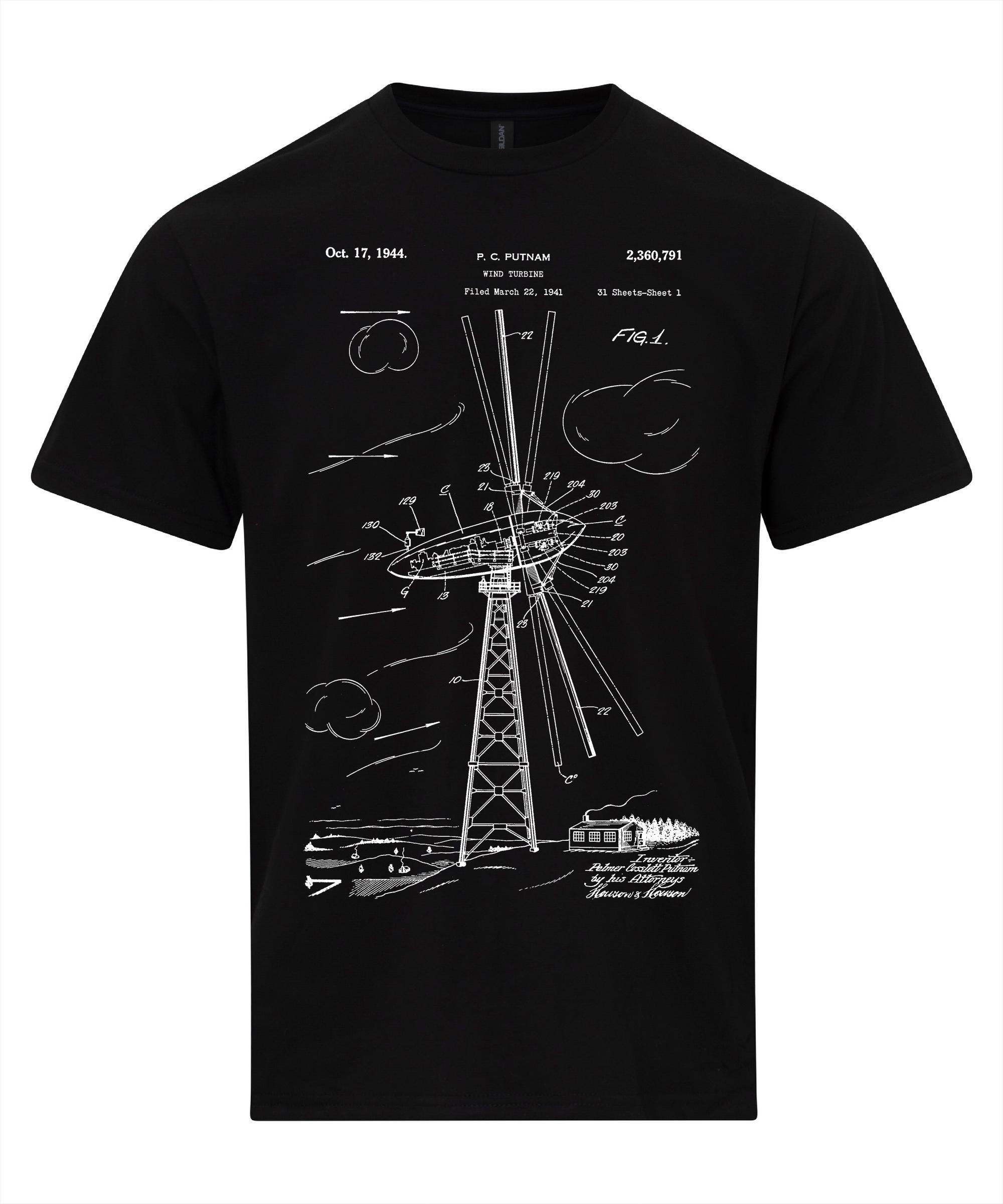 Windmill Wind Energy T-Shirt Windmill Wind Energy T-Shirt