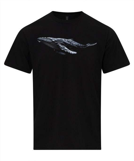 Humpback Whale T-shirt, Swimming Whale Shirt Australia