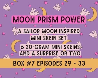 PRE-ORDER: Moon Prism Power Box #7 Episodes 29 - 33 - Sailor Moon Inspired - Pax or Potomac Sock