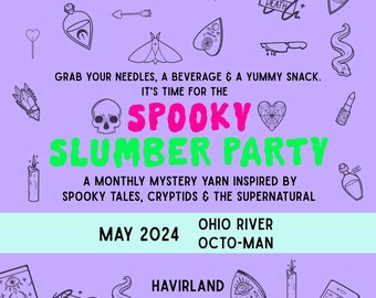 PRE-ORDER: May 2024 Spooky Slumber Party - The Ohio River Octo-Man - Pax or Potomac Sock