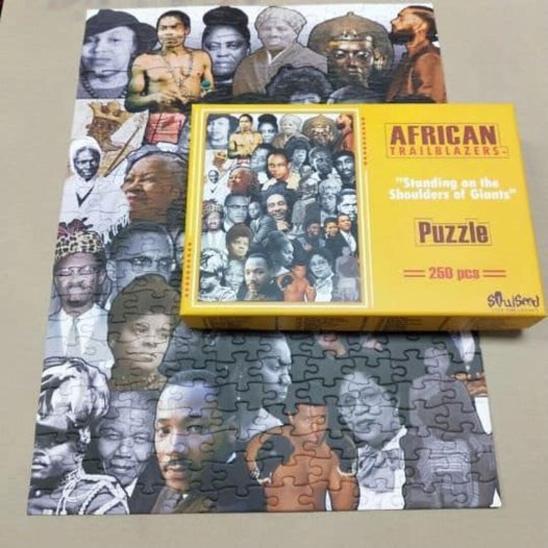 Black History Puzzle African American Puzzle African Trailblazers Puzzle for Gift Novelty Puzzle