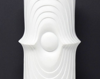 Royal KPM Mid Century XL Bisque Porcelain Swing Pop Art German Vase