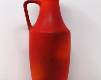 Dümler & Breiden X-Tall Vintage Mid Century Orange West German Vase