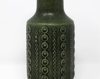 Ilkra Vintage Mid Century Deep Green West German Vase