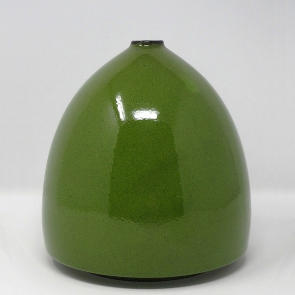 Melitta Vintage Mid Century Glossy Green West German Vase