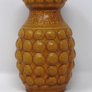 Bay Keramik Vintage Mid Century Iconic Mustard West German Bubble Vase