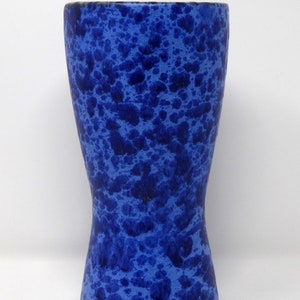 Scheurich Vintage Mid Century Blue on Blue West German Vase