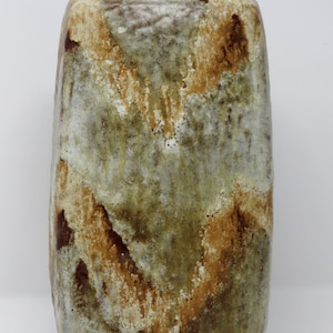 Ruscha Vintage Mid Century Matte Glazed Brown Mustard Cream Fat Lava West German Vase