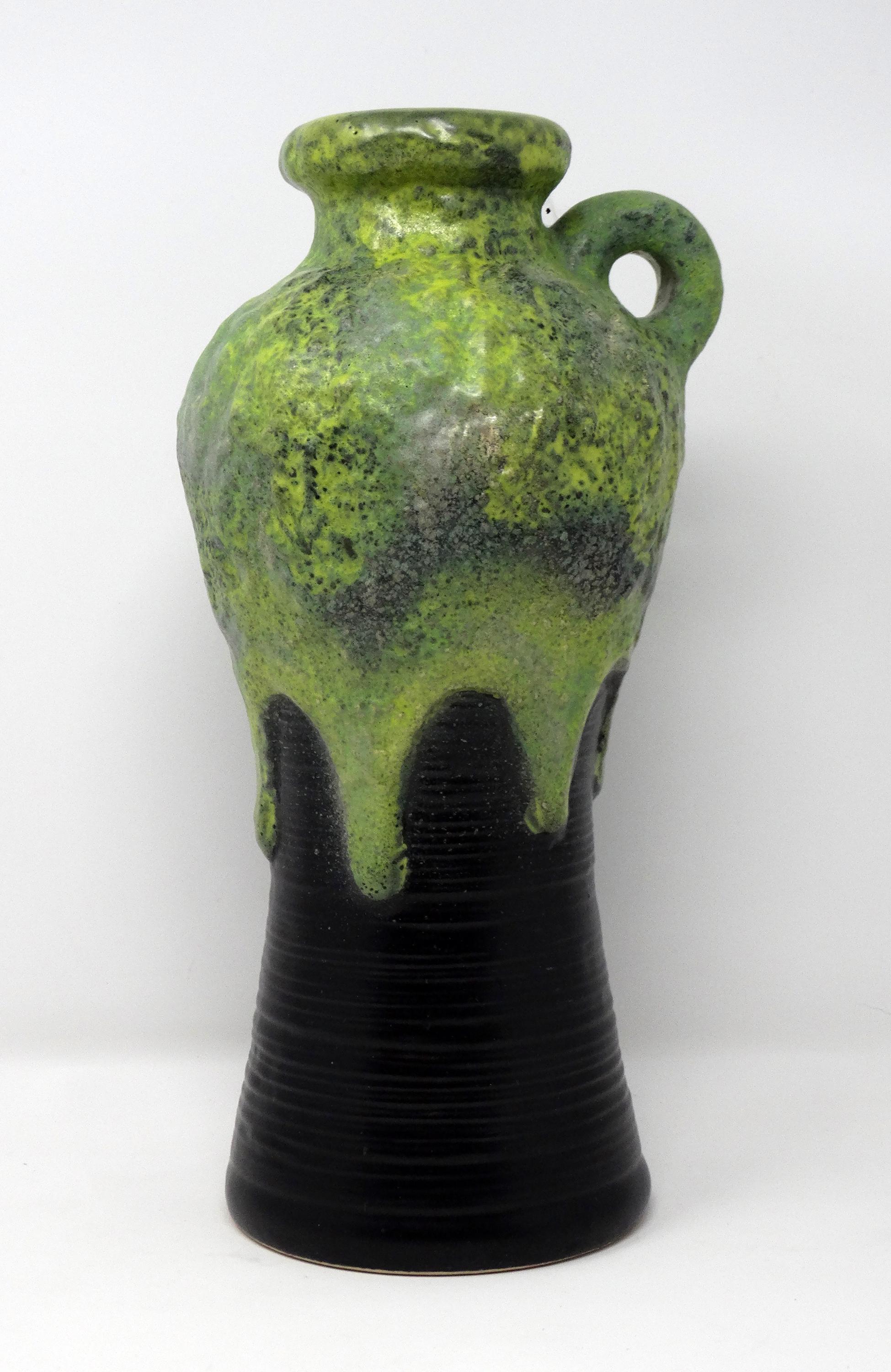 Mid Century German Glass Vase - Etsy