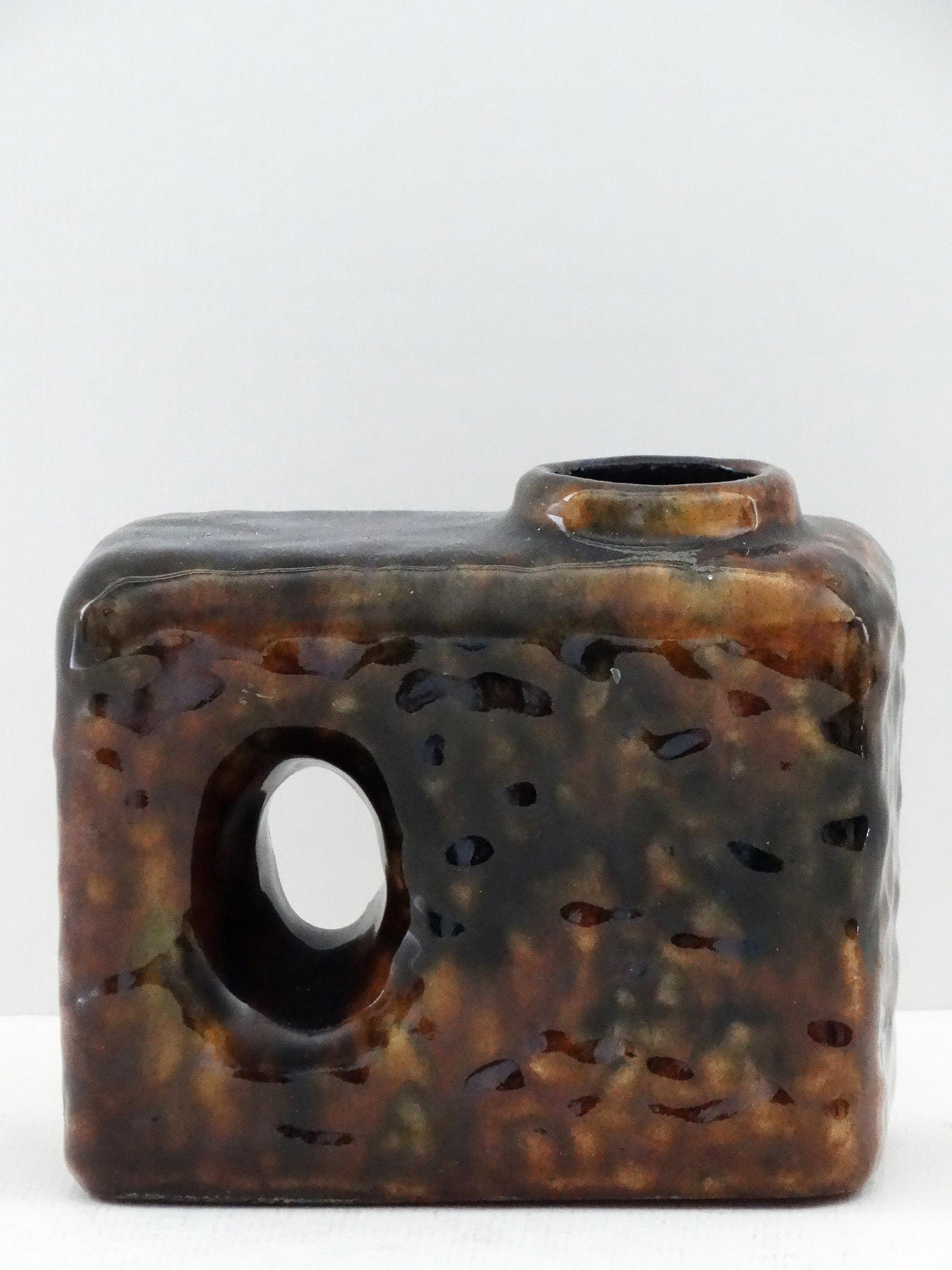 Marei Keramik Brasil a mediados de siglo azul caramelo púrpura | Etsy