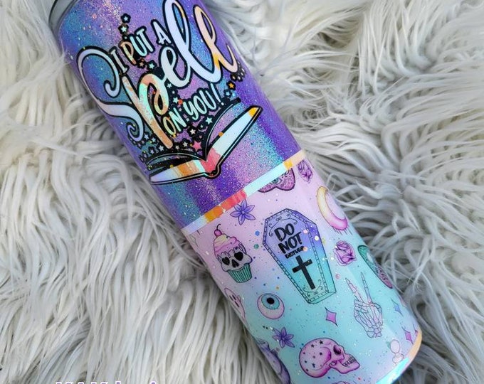 glitter tumblers & decal