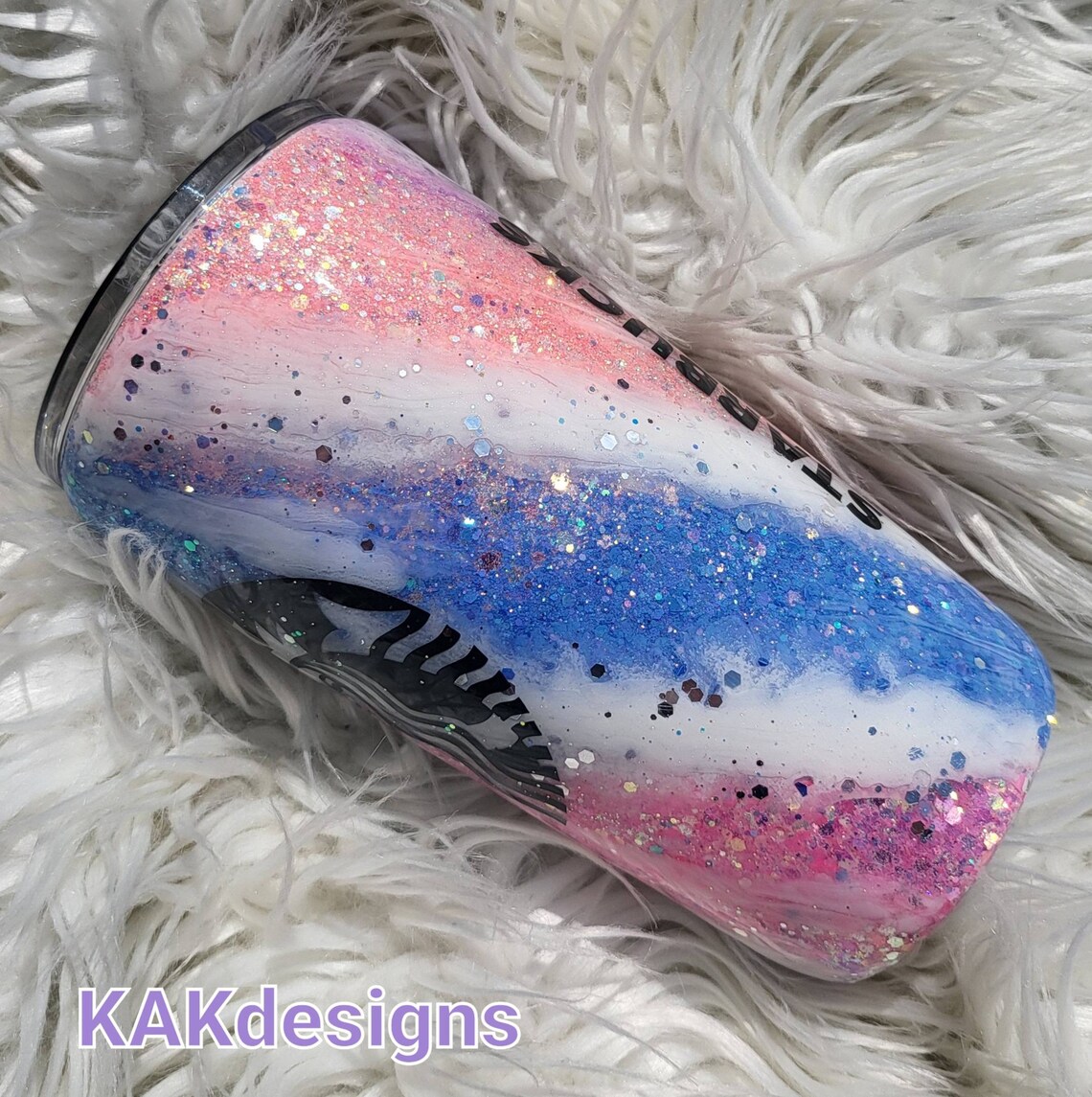 Pastel Milky Way Tumbler//pastel Glitter Swirl Tumbler Etsy