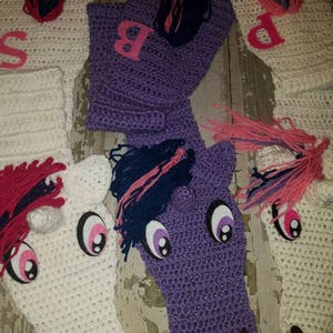 Crochet Unicorn Scarf: Personalized Pony, Kids Fashion