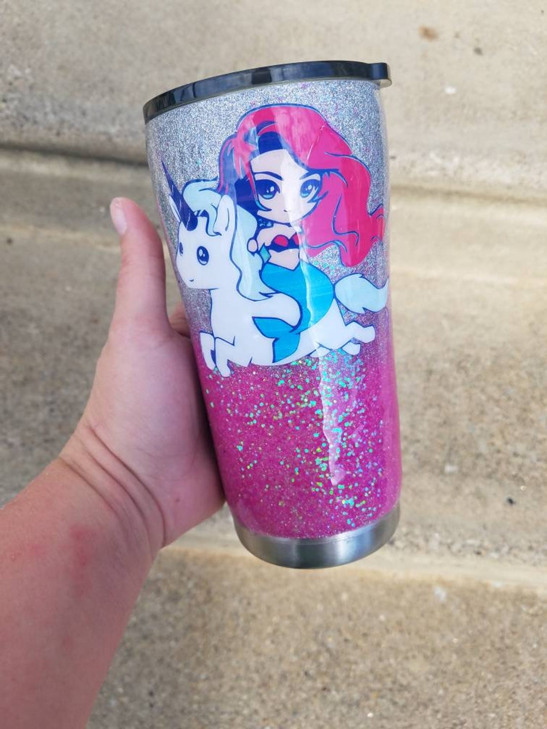 Shuh Duh Fuh Cup - Engraved Stainless Steel Tumbler, Yeti Style Cup, Cute  Unicorn