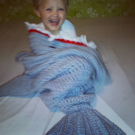 Free pattern for child's shark blanket sale
