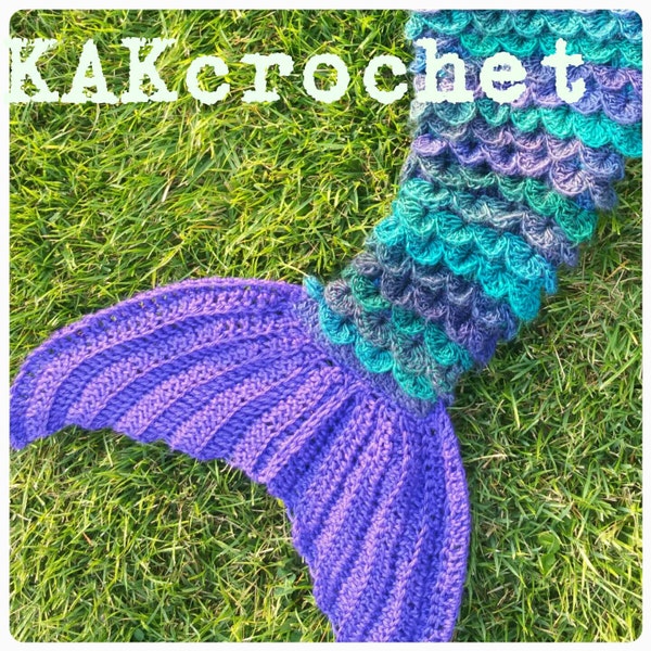 Mermaid tail//Mermaid tail blanket -doll, kid, adult and plus sizes available//Awesome Gift Ideas// Crocheted mermaid blanket