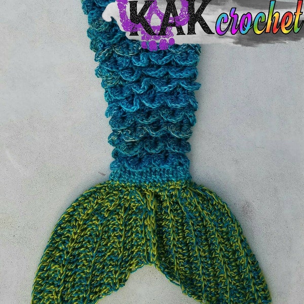 Mermaid tail- mermaid tail blanket- kid,adult and plus sizes available- awesome gift ideas, crocheted BULKY mermaid blanket