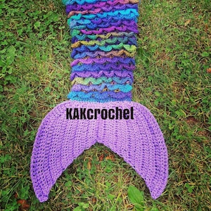 Crocheted Mermaid Tail Blanket: Handmade Soft Yarn, Kids & Adults