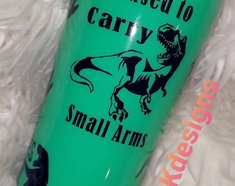 T-Rex funny tumbler// Green T-Rex meme tumbler// Funny T-Rex hates add your name// Create your own personalized Yeti /Generic Tumblers