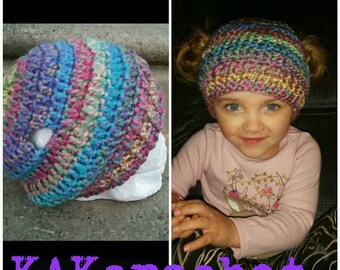 naztazia messy bun hat