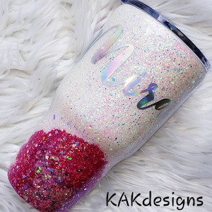 Pink Geode//glitter geode tumbler//custom Yeti Tumbler//geode glittery tumblers//personalized resin tumblers -ADD your name or a quote
