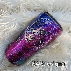 Um die Sterne, die zuhören und die Träume, die beantwortet werden Tasse // Glitter getaucht // Nachtgericht Becher // Personalisierte Becher