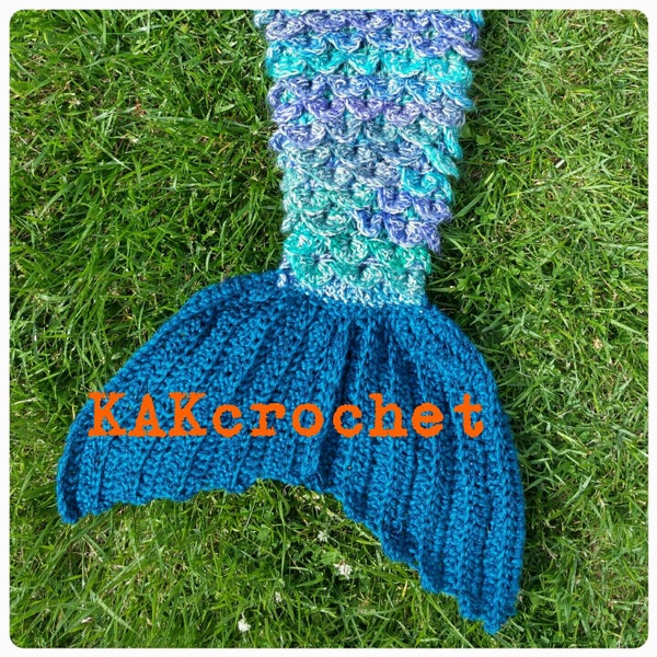 Mermaid tail- mermaid tail blanket- kid,adult and plus sizes available- awesome gift ideas, crocheted BULKY mermaid blanket