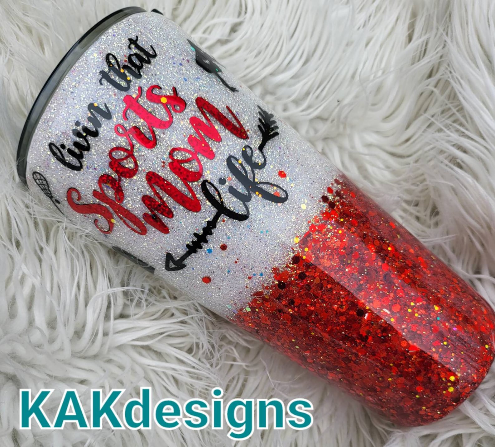 Sports Mom Tumbler// Momlife Sports Life Tumbler//design Your Etsy