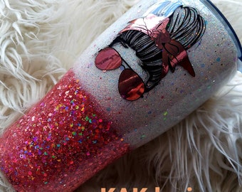 Yeti Pinky Pinky Crystal Cup -   Glitter tumbler cups, Custom tumbler  cups, Rhinestone projects