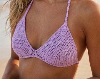 Modello per top all'uncinetto Wildflower, Top all'uncinetto, Bralette all'uncinetto, Modello per top all'uncinetto, Top bikini all'uncinetto, Modello per bikini all'uncinetto, Costume da bagno all'uncinetto