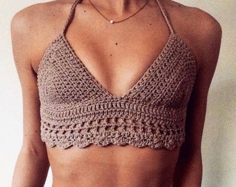crochet swim tops