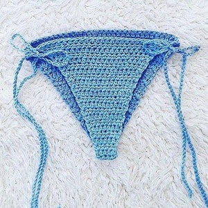 CUSTOM / Sweet Pea Bikini Bottom, Crochet Bikini Bottoms, String Bikini, Bikini Bottoms, Crochet Bikini, Crochet Bikini Set, Crochet Swim