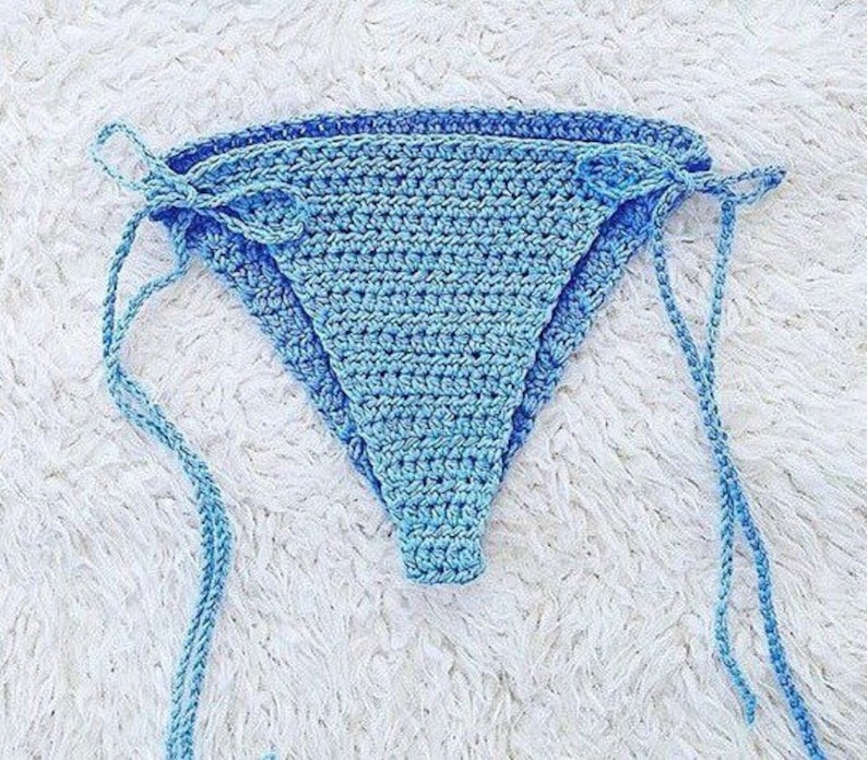 CUSTOM / Sweet Pea Bikini Bottom, Crochet Bikini Bottoms, String Bikini, Bikini Bottoms, Crochet Bikini, Crochet Bikini Set, Crochet Swim image 1