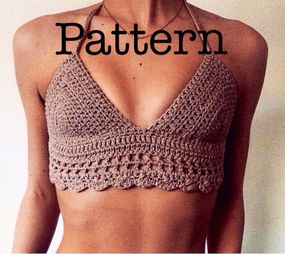 Crochet Tank Top, Crochet Bralette, Crochet Summer Top, Boho Crop Top,  Crochet Halter Top, Crochet Top Patterns, Cotton Bralette -  Canada