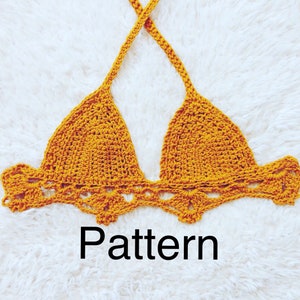 Sunshine Top Crochet Pattern, Crochet Top, Crochet Top Pattern, Crochet Pattern, Crochet Halter Top, Crochet Bikini Pattern, Crochet Pattern