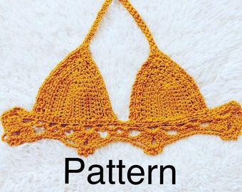 Sunshine Top Crochet Pattern, Crochet Top, Crochet Top Pattern, Crochet Pattern, Crochet Halter Top, Crochet Bikini Pattern, Crochet Pattern