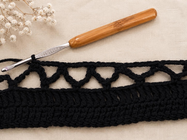 Jasmine Skirt Crochet Pattern, Beach Coverup, Swim Skirt (PDF Download) image 7