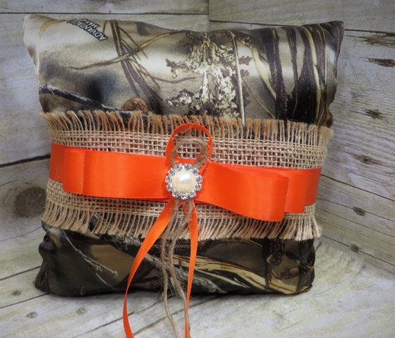 Camo ring bearer pillow clearance