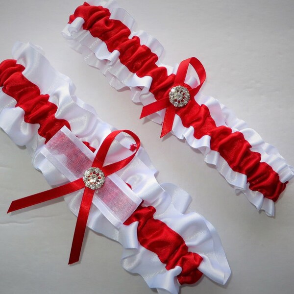Red Prom Garter Etsy