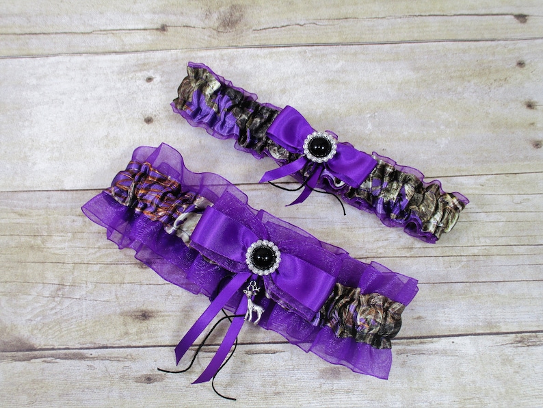 True Timber Purple Camo Wedding Set With Purple & Black Camo Etsy