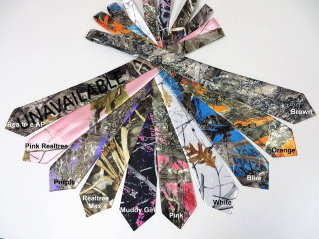 mens camo tie