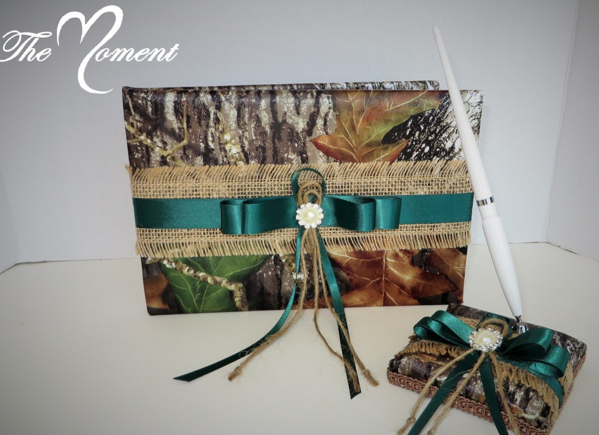 LLCD Camoflauge Guest Book Wedding Mossy OAK BREAK UP Camo LLCD Camoflauge Guest Book Wedding Mossy OAK BREAK UP Camo